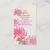 PixDezines mums+wervelingen/doe-het-zelf kleuren Visitekaartje (Achterkant)