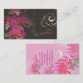 PixDezines mums+wervelingen/doe-het-zelf kleuren Visitekaartje (Voorkant / Achterkant)