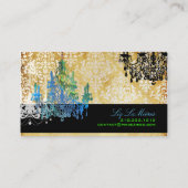 PixDezines murano glass chandeliers/DIY fonts Visitekaartje (Achterkant)