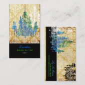 PixDezines murano glass chandeliers/DIY fonts Visitekaartje (Voorkant / Achterkant)