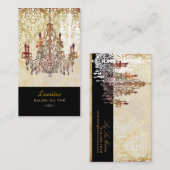 PixDezines murano glass chandeliers/DIY fonts Visitekaartje (Voorkant / Achterkant)