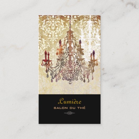 PixDezines murano glass chandeliers/DIY fonts Visitekaartje (Voorkant)