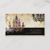 PixDezines murano glass chandeliers/DIY fonts Visitekaartje (Achterkant)