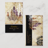 PixDezines murano glass chandeliers/DIY fonts Visitekaartje (Voorkant / Achterkant)