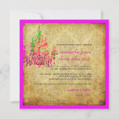 PixDezines  muranoglazen kandelaar+damask Kaart (Achterkant)