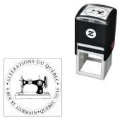 PixDezines Naaimachine Zelfinktende Stempel (In situ)