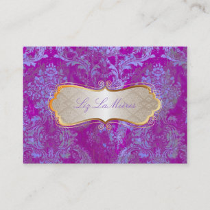PixDezines natasha damask Visitekaartje