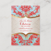 PixDezines  natasha damask Visitekaartje (Achterkant)