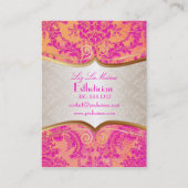 PixDezines natasha damask Visitekaartje (Achterkant)