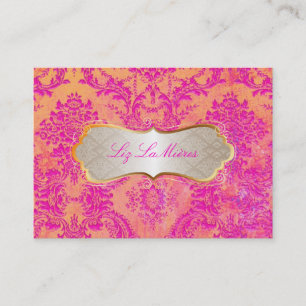 PixDezines natasha damask Visitekaartje