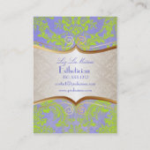 PixDezines  natasha damask Visitekaartje (Achterkant)