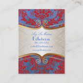 PixDezines  natasha damask Visitekaartje (Achterkant)