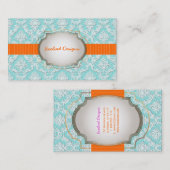 PixDezines natasha kant/DIY achtergrond+trim kleur Visitekaartje (Voorkant / Achterkant)