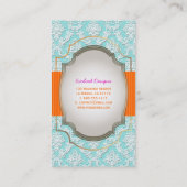 PixDezines natasha kant/DIY achtergrond+trim kleur Visitekaartje (Achterkant)