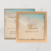 PixDezines nautilus, dikke uitnodigingen (Voorkant / Achterkant)