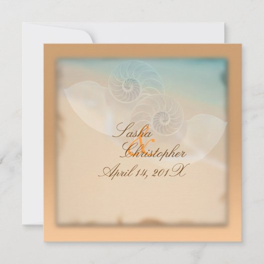 PixDezines nautilus, dikke uitnodigingen (Voorkant)