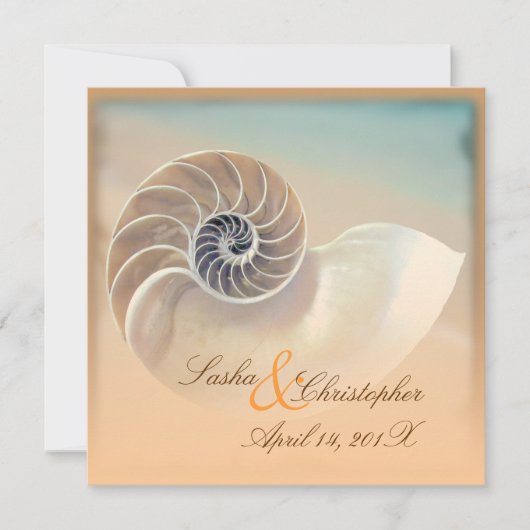 PixDezines NAUTILUS-INVITATIES Kaart (Voorkant)