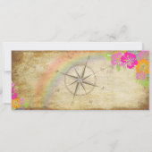 PixDezines  nautische instapkaart/kompas Kaart (Achterkant)