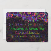 PixDezines NEON/GRUNG STARS/ROUTEBESCHRIJVING Kaart (Voorkant)