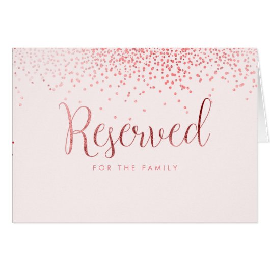 PixDezines Nep Rose Goud Confetti/gereserveerde Ta (Voorkant Horizontaal)