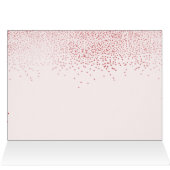 PixDezines Nep Rose Goud Confetti/gereserveerde Ta (Binnen Horizontaal (Boven))