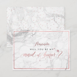 PixDezines Nep Rose Goud Zal Jij  Getuige zijn Kaart