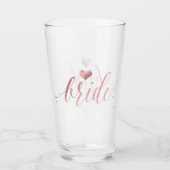 PixDezines NEP ROZE GOUD, BRUID Glas (Voorkant)