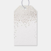 PixDezines Nep Zilver Hart+Confetti Cadeaulabel (Achterkant)