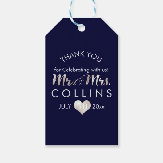 PixDezines Nep Zilver Hart/DIY kleur Cadeaulabel (Voorkant)