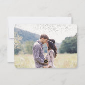 PixDezines Nep Zilver/Save Date/DIY Kleur Save The Date (Achterkant)