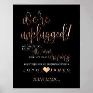 PixDezines Nepgoud/DIY #UNPLUGGED CEREMONIE Poster