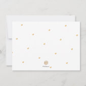 PixDezines Nepgoud Moderne Borstel Schrift Save The Date (Achterkant)