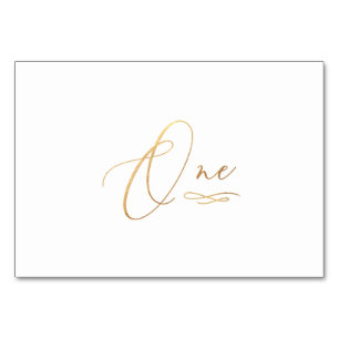 PixDezines Nepgoud Romantische Calligrafie Eén 1 Kaart