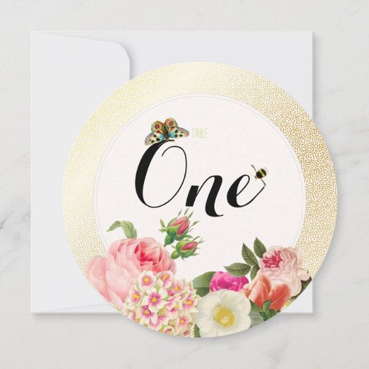 PixDezines nepgoud spikkels/tafel nummers Kaart (Achterkant)