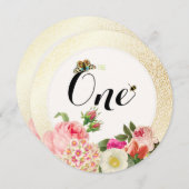 PixDezines nepgoud spikkels/tafel nummers Kaart (Voorkant / Achterkant)