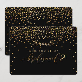 PixDezines Nepgoud Wil je..Bruidsmeisje Kaart