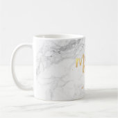 PixDezines New Mrs Modern/Faux Gold Script/Marble Koffiemok (Links)