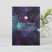 PixDezines NGHT SKY BAR MITZVAH ✡ Kaart (Staand voorkant)