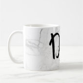 PixDezines NIEUW DAD Marble+Modern Script Koffiemok (Links)