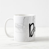 PixDezines NIEUW DAD Marble+Modern script Koffiemok (Links)