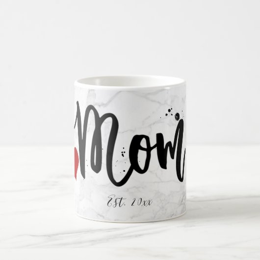 PixDezines NIEUW MOM Marble+Modern Script Koffiemok (Center)