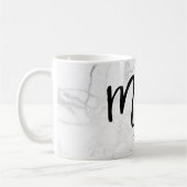 PixDezines NIEUW MOM Marble+Modern Script Koffiemok (Links)