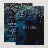 PixDezines Night Sky/Sterrennacht Kaart (Voorkant / Achterkant)