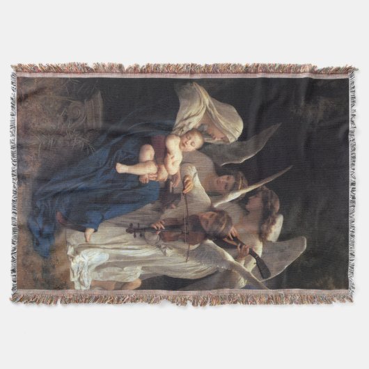 PixDezines-nummers van engelen/bouguereau Deken (Voorkant)