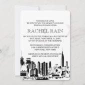 PixDezines NYC bar/bat mitzvah Kaart (Achterkant)