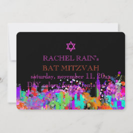 PixDezines NYC stedelijke bar/bat mitswa Kaart