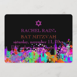 PixDezines NYC stedelijke bar/bat mitswa Kaart