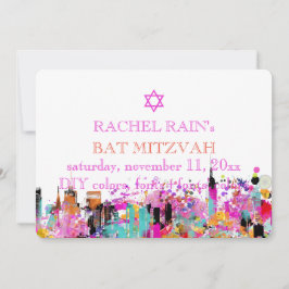 PixDezines NYC stedelijke bar/bat mitswa Kaart