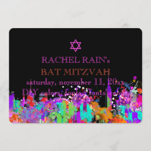 PixDezines NYC urban/bat mitzvah Kaart