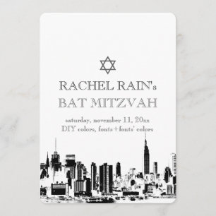 PixDezines NYC urban/bat mitzvah Kaart